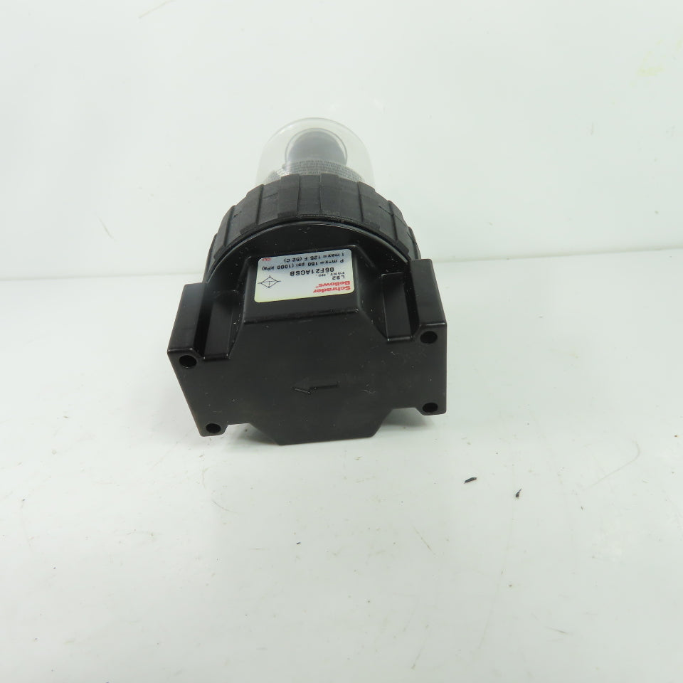 Schrader Bellows 06F21ACSB Pneumatic Particulate Filter 150 PSI 3/8" NPT NEW