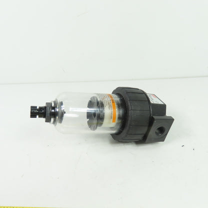 Schrader Bellows 06F11ACSB Air Line Filter 150 psi 125 F Max Polycarbonate Bowl