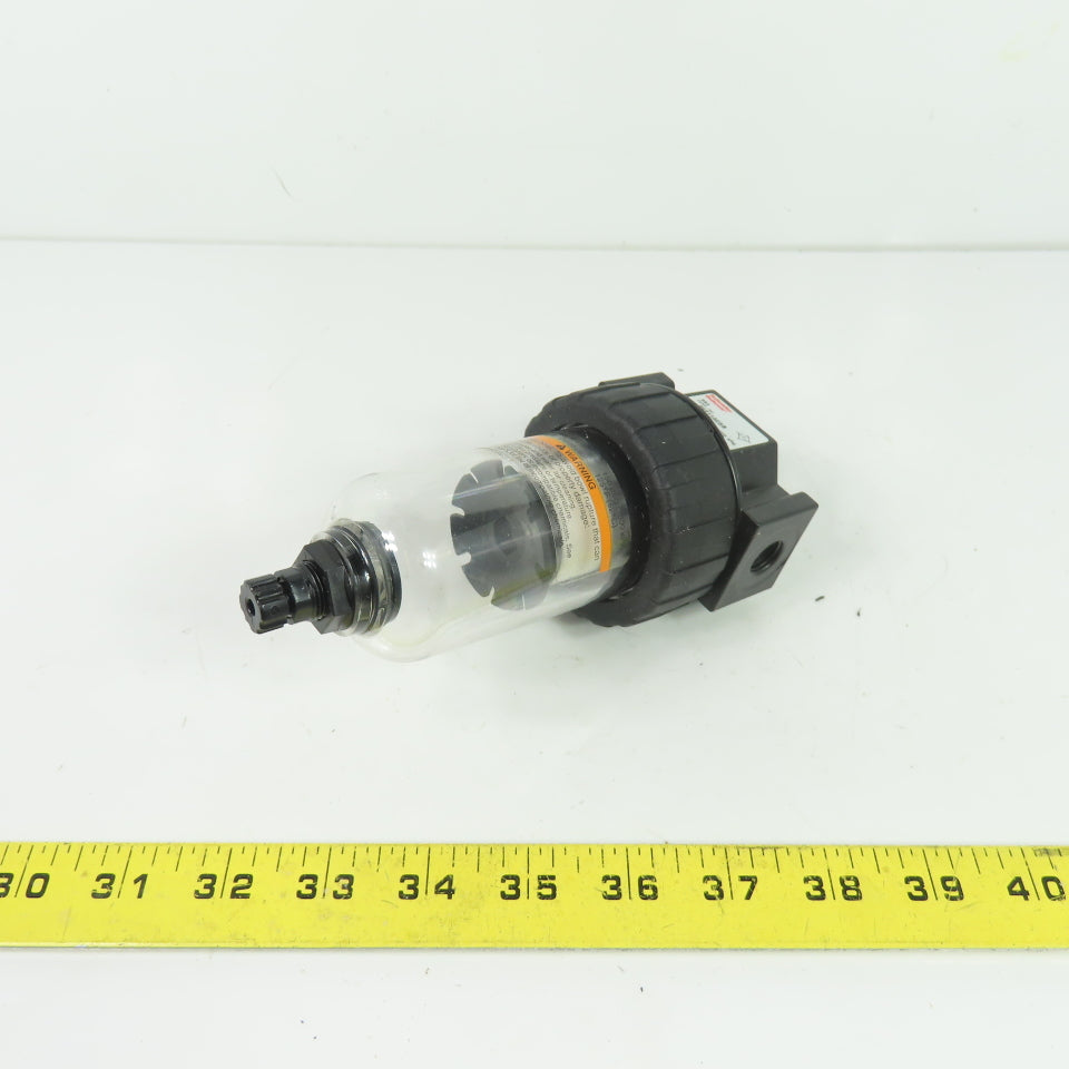 Schrader Bellows 06F11ACSB Air Line Filter 150 psi 125 F Max Polycarbonate Bowl