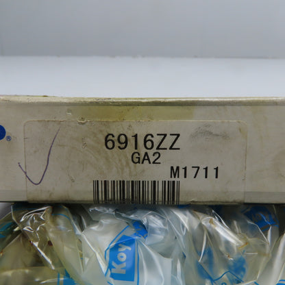 Koyo 6916ZZ Double Shielded Ball Bearing