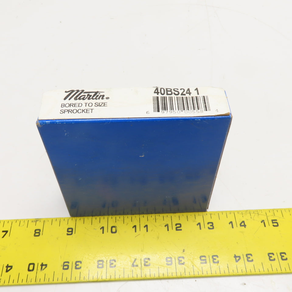 Martin 40BS24 1 #40 Single Row Roller Chain Sprocket Stock Bore NEW