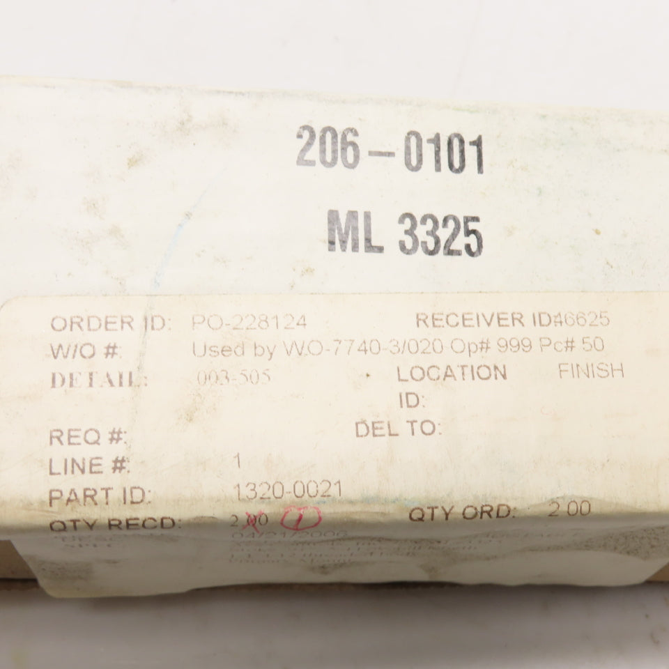 Ace Controls ML 3325 Adjustable Industrial Shock Absorber 1-1/4-12 Thread