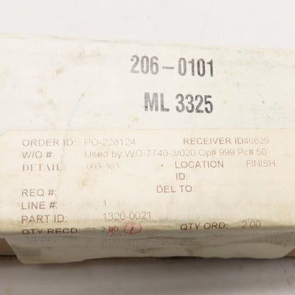 Ace Controls ML 3325 Adjustable Industrial Shock Absorber 1-1/4-12 Thread