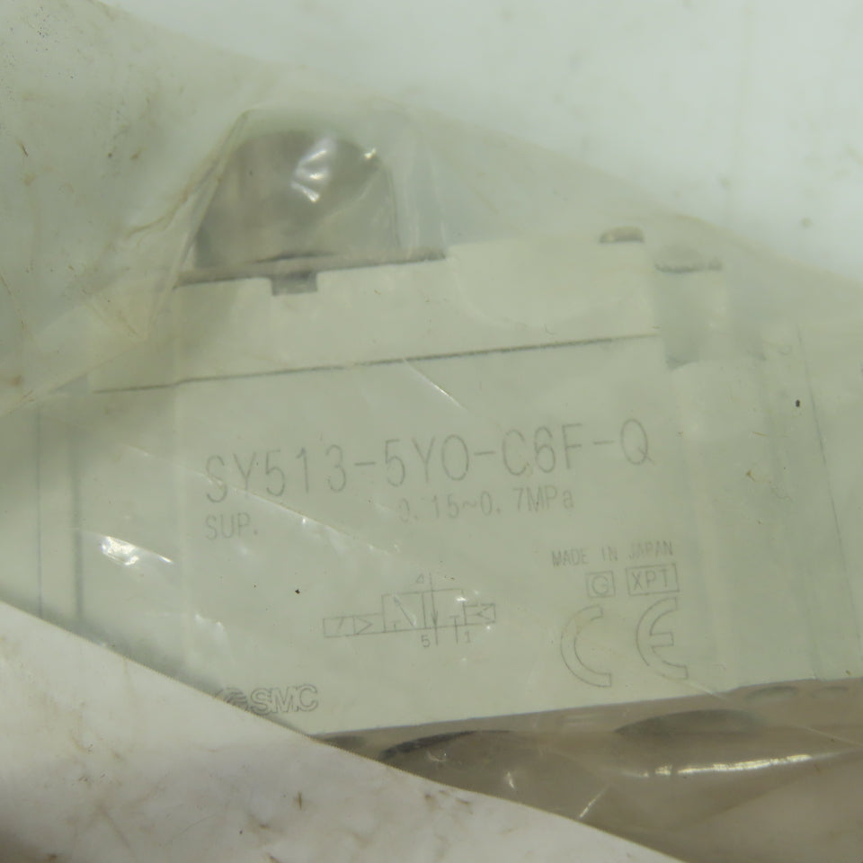 SMC SY513-5YO-C6F-Q 3-Port Solenoid Valve 24VDC 0.15-0.7MPa new