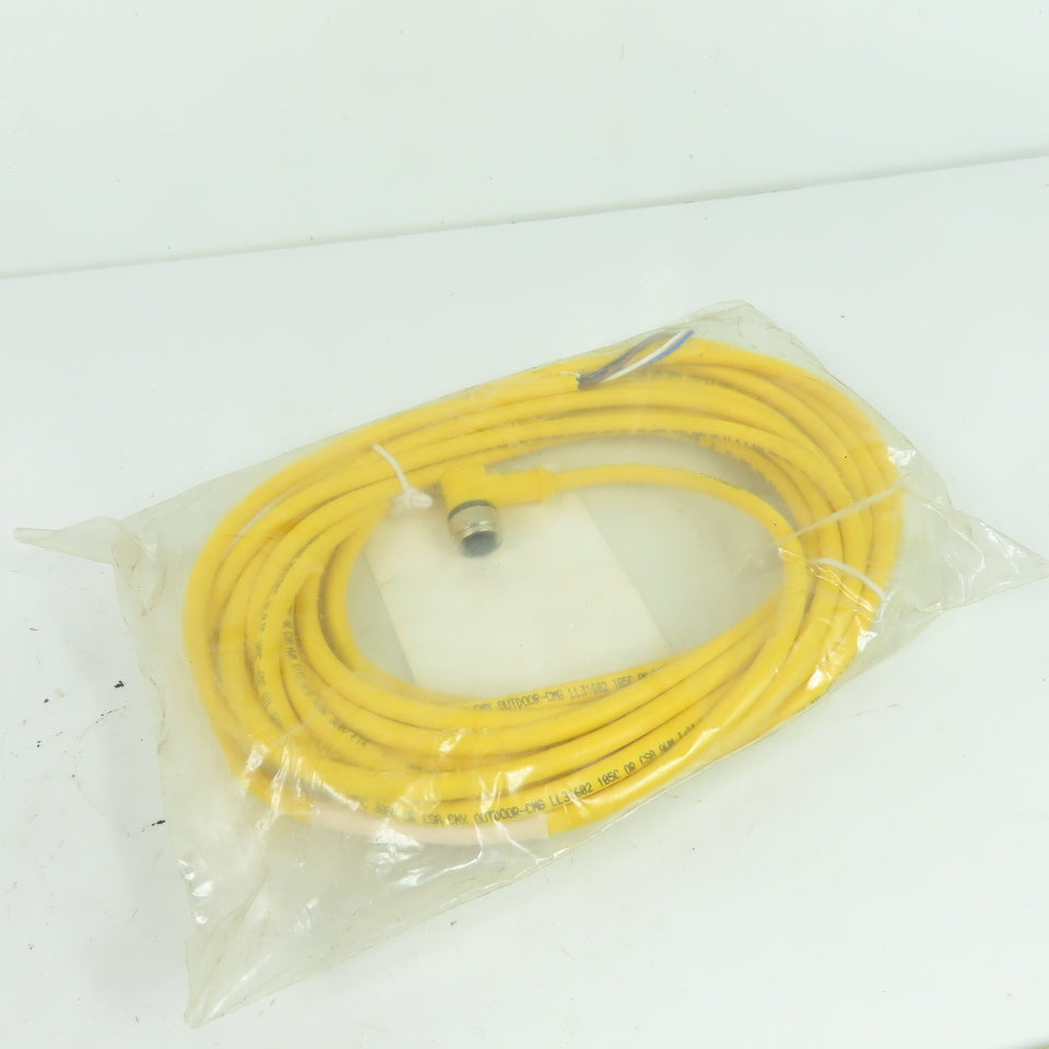 Turck U-02029 WK 4.4T-6/S1587 Eurofast Cordset Cable 4-Pin Female Right Angle