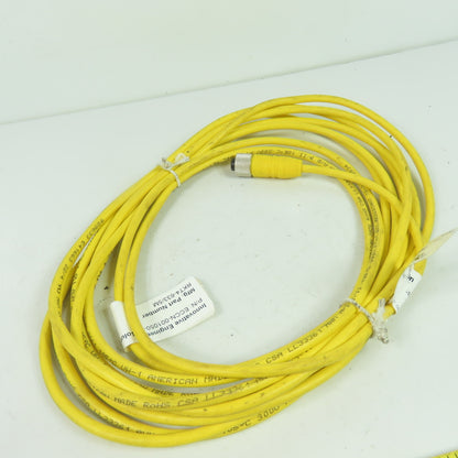 Lumberg 600000281 RKT 4-633/5M Single-Ended Cordset 4-Pole M12 Female 5m Length