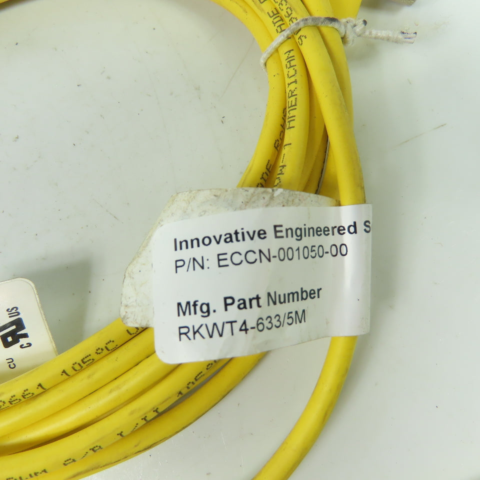 Lumberg ECCN-001050-00 RKWT4-633/5M M12 Right Angle Female 4-Pin 5m Sensor Cable