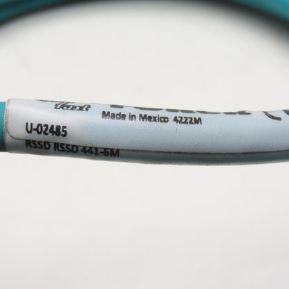 Turck RSSD RSSD 441-5M D-Code Ethernet Cable M12 Male to M12 Male 5m