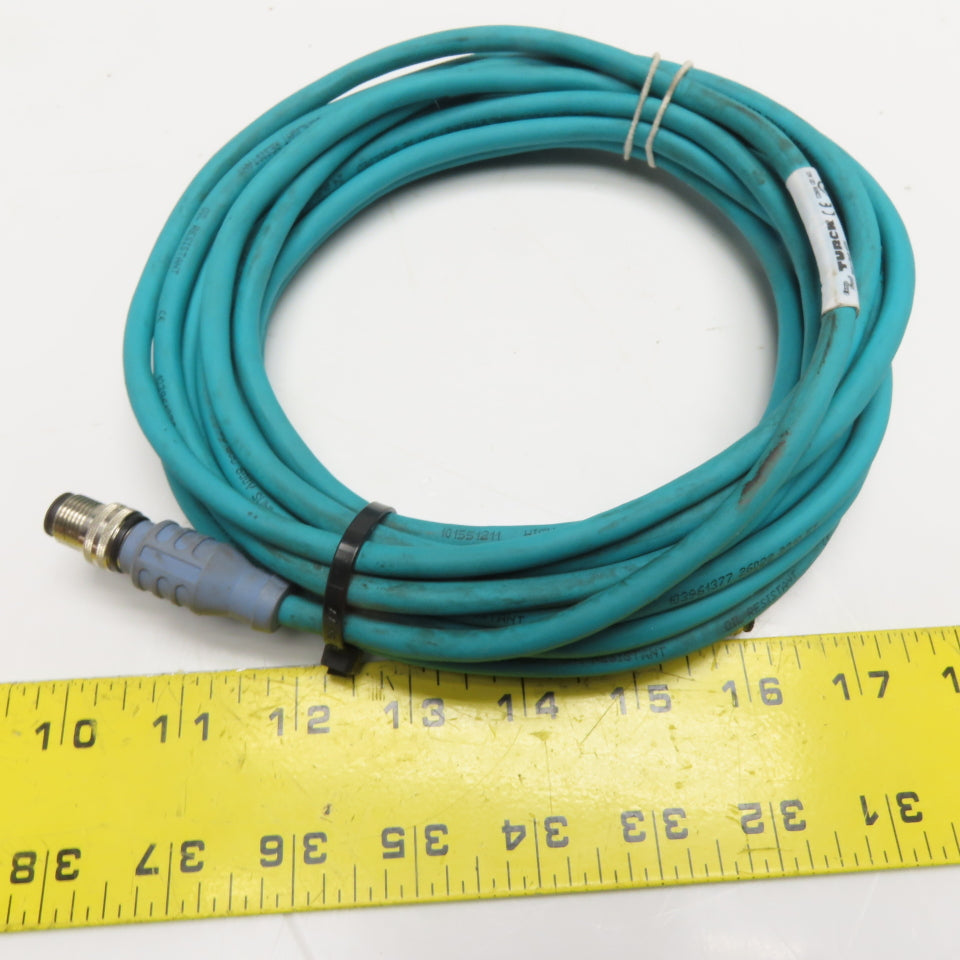 Turck RSSD RSSD 441-5M D-Code Ethernet Cable M12 Male to M12 Male 5m