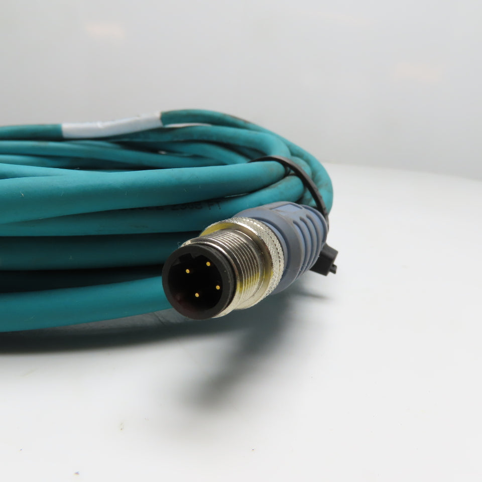 Turck RSSD RSSD 441-5M D-Code Ethernet Cable M12 Male to M12 Male 5m