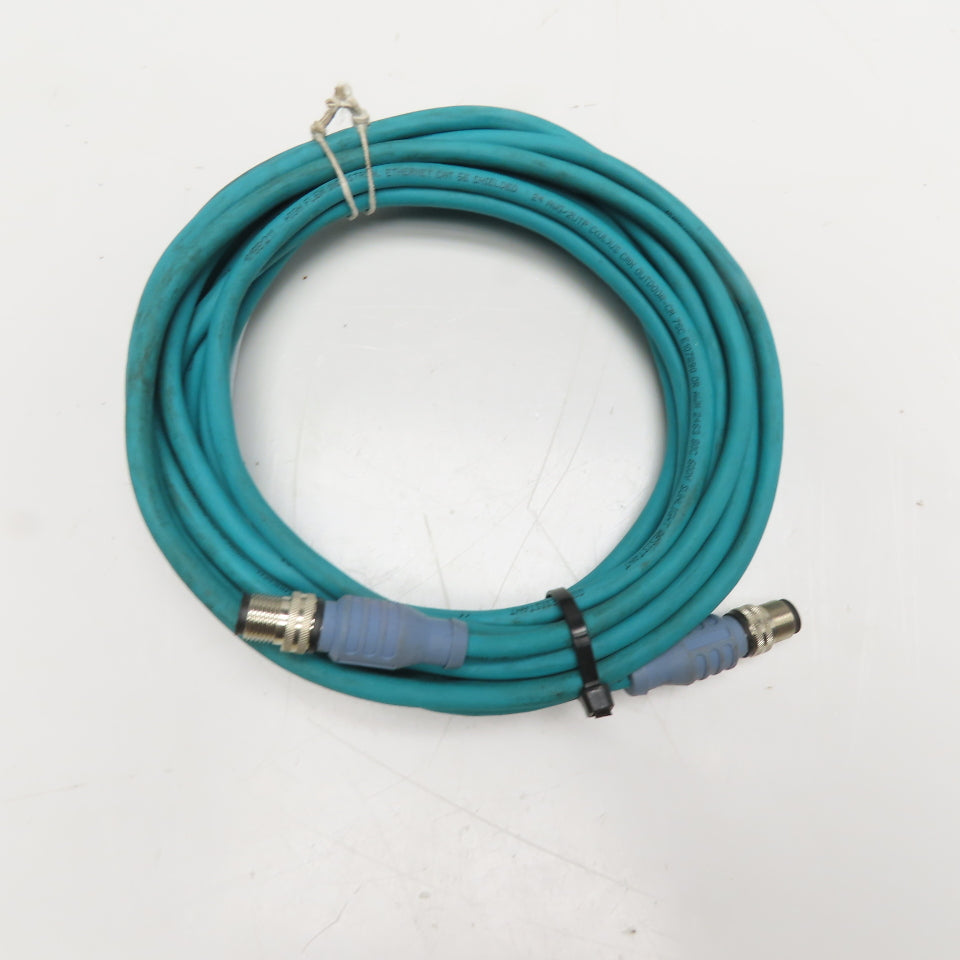 Rssd Turck RSSD RSSD 441-5M D-Code Ethernet Cable M12 Male to M12 Male 5m ...