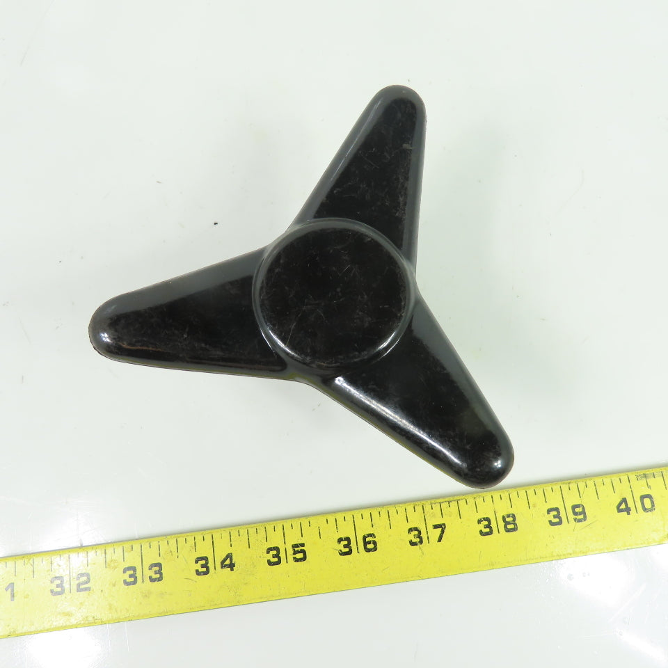 3-Arm Star Hand Knob with Threaded Metal Insert