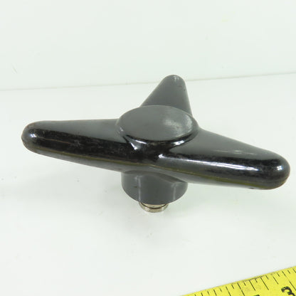3-Arm Star Hand Knob with Threaded Metal Insert