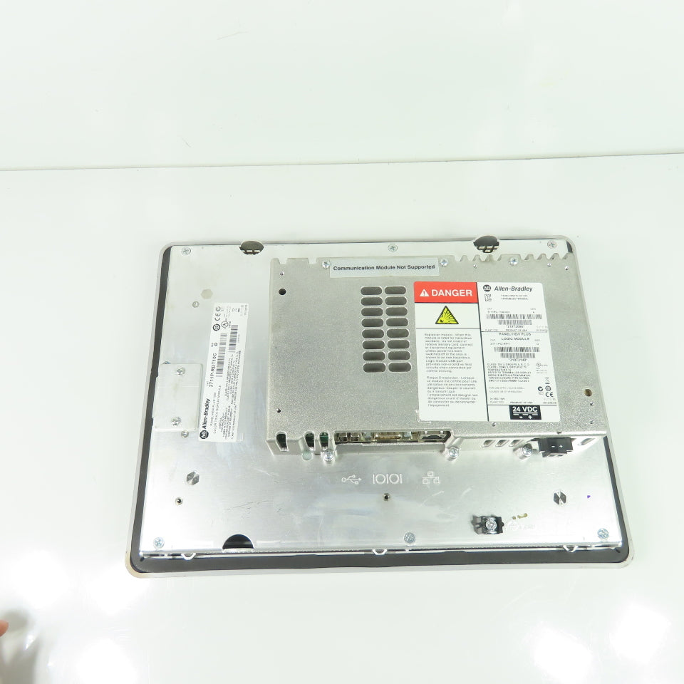 Allen-Bradley 2711P-RDT10C PanelView Plus 1000 2711PC-T10C4D1 24VDC W/2711PC-RP1