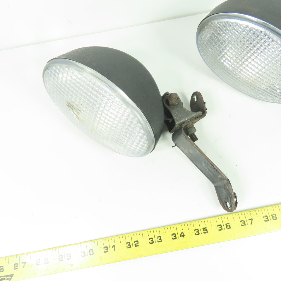 Caterpillar E5000 Forklift Headlight Pair W/ Brackets