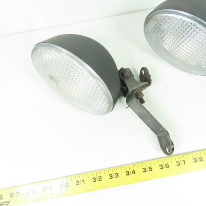 Caterpillar E5000 Forklift Headlight Pair W/ Brackets