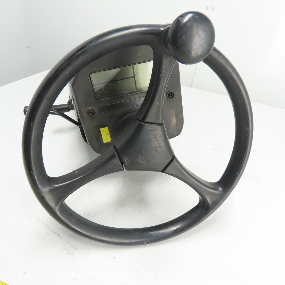 Steering Column Display Caterpillar E5000 Forklift Steering Column Assembly W/Steering Wheel a ...