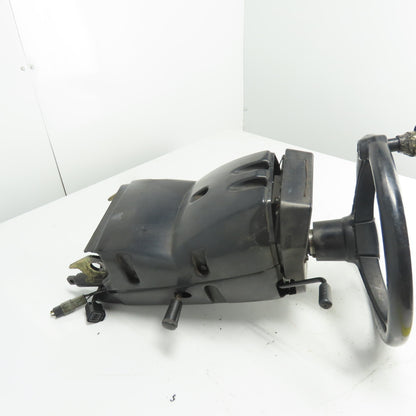 Caterpillar E5000 Forklift Steering Column Assembly W/Steering Wheel and Display