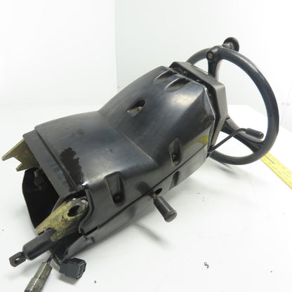 Caterpillar E5000 Forklift Steering Column Assembly W/Steering Wheel and Display