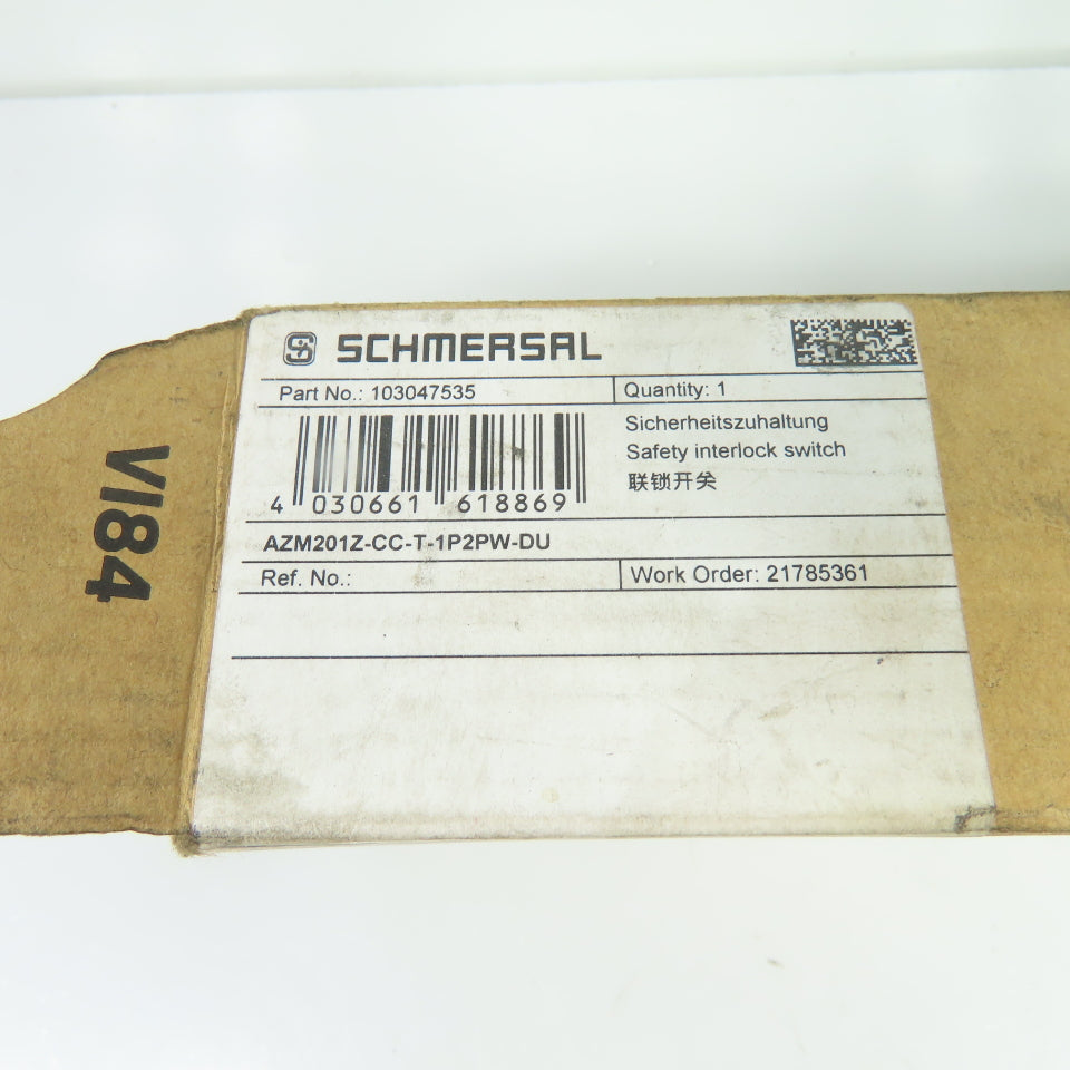 Schmersal 103044814 AZM201Z-I2-SK-T-1P2PW-DU Safety Solenoid Interlock Switch
