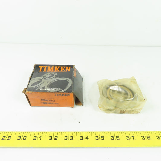 Timken 7306WN SU C1 Angular Contact Ball Bearing 30mm Bore 72mm OD NEW