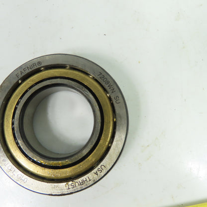 Fafnir 7208WN SU Angular Contact Thrust Ball Bearing 80mm OD x 40mm Bore NEW