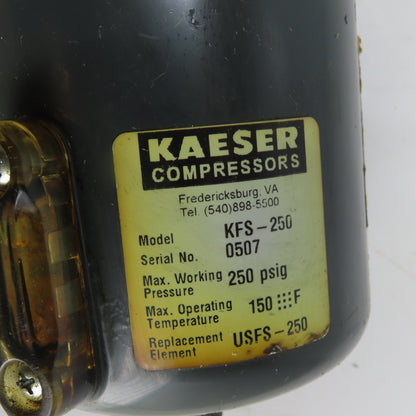 Kaeser KFS-250 Compressed Air Filter 1-1/2" NPT