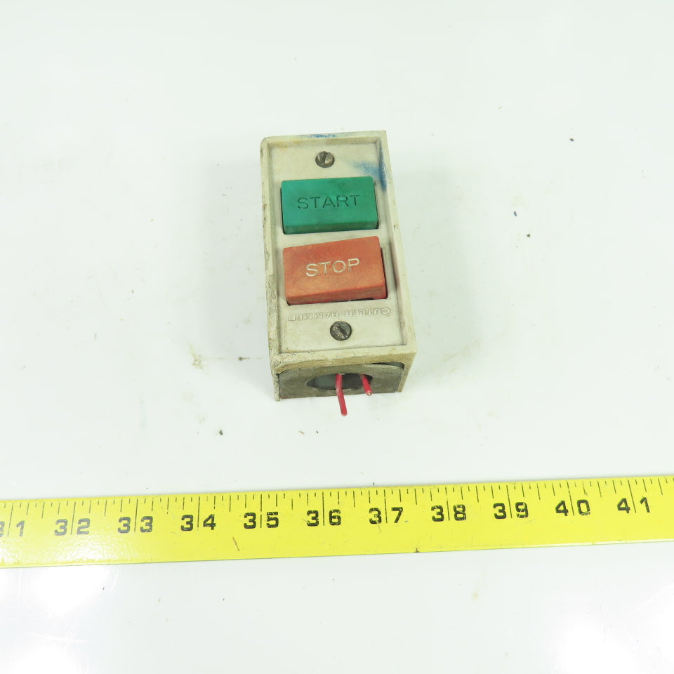 Cutler-Hammer Industrial Start Stop Push Button Control Station