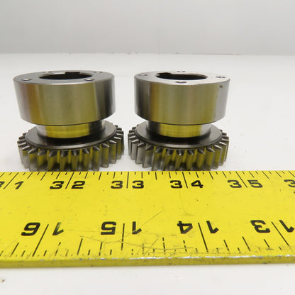 Hyd-Mech 43007/53 25mm Bore Gear Wheel C350-2 S Saw Lot Of 2