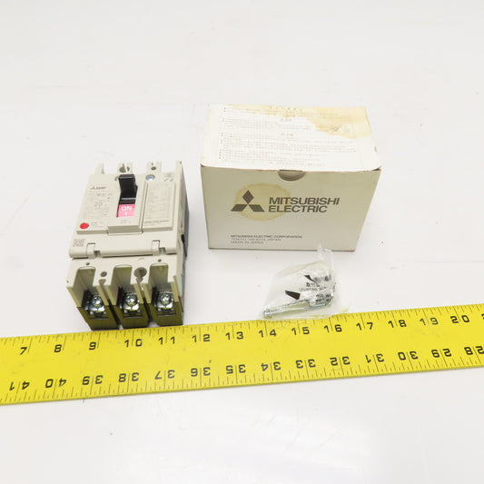 Mitsubishi Electric NF32-SV 3-Pole 20A No-Fuse Circuit Breaker 600V New
