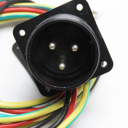 Kukdong MS3102A 22-2P 3-Pin Panel Mount Circular Connector Pigtail Dust Cover