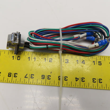 Aopulo 4-Pin Panel Mount Circular Connector with Wire Lead