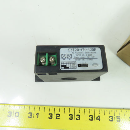 SZT20-CH-420E AC Current Transducer 0-200A Input 4-20mA Output NEW