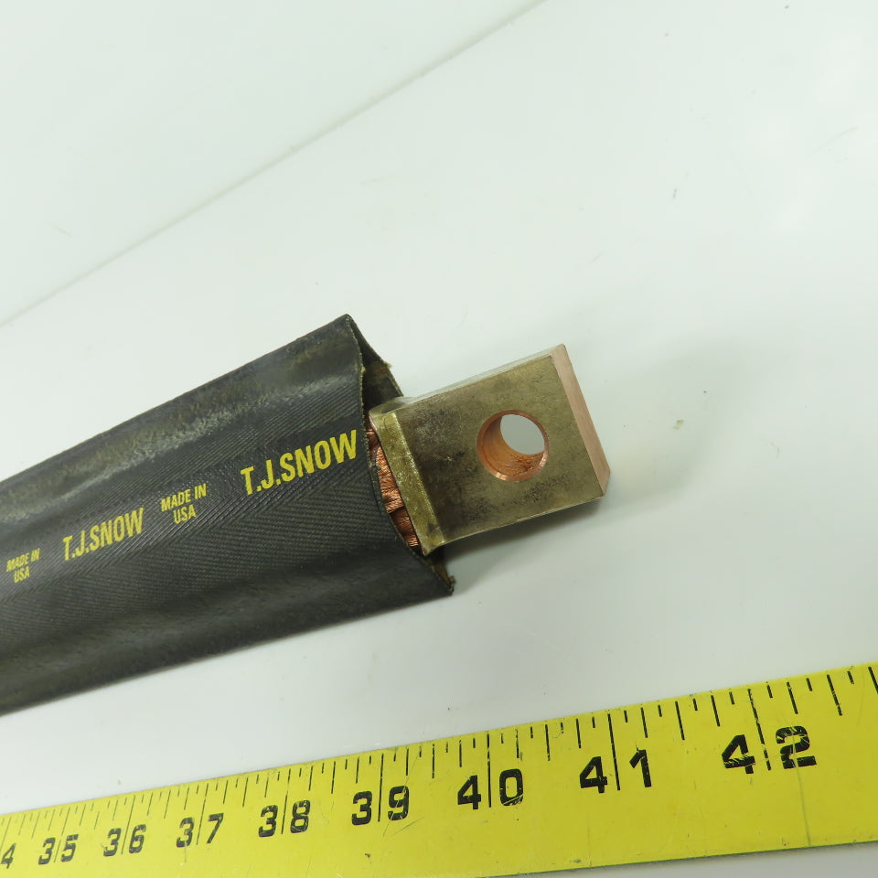 T.J. Snow Welding Copper Shunt Jumper Cable Spot Welding 11-1/4" OAL 10c x 10