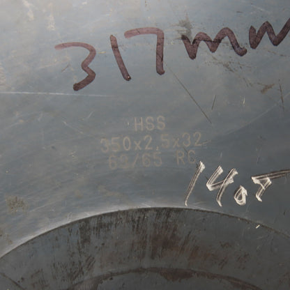 317mm x 2.5 x 32 HSS -DM05 120T Cold Cut Circular Saw Blade Originally 350mm