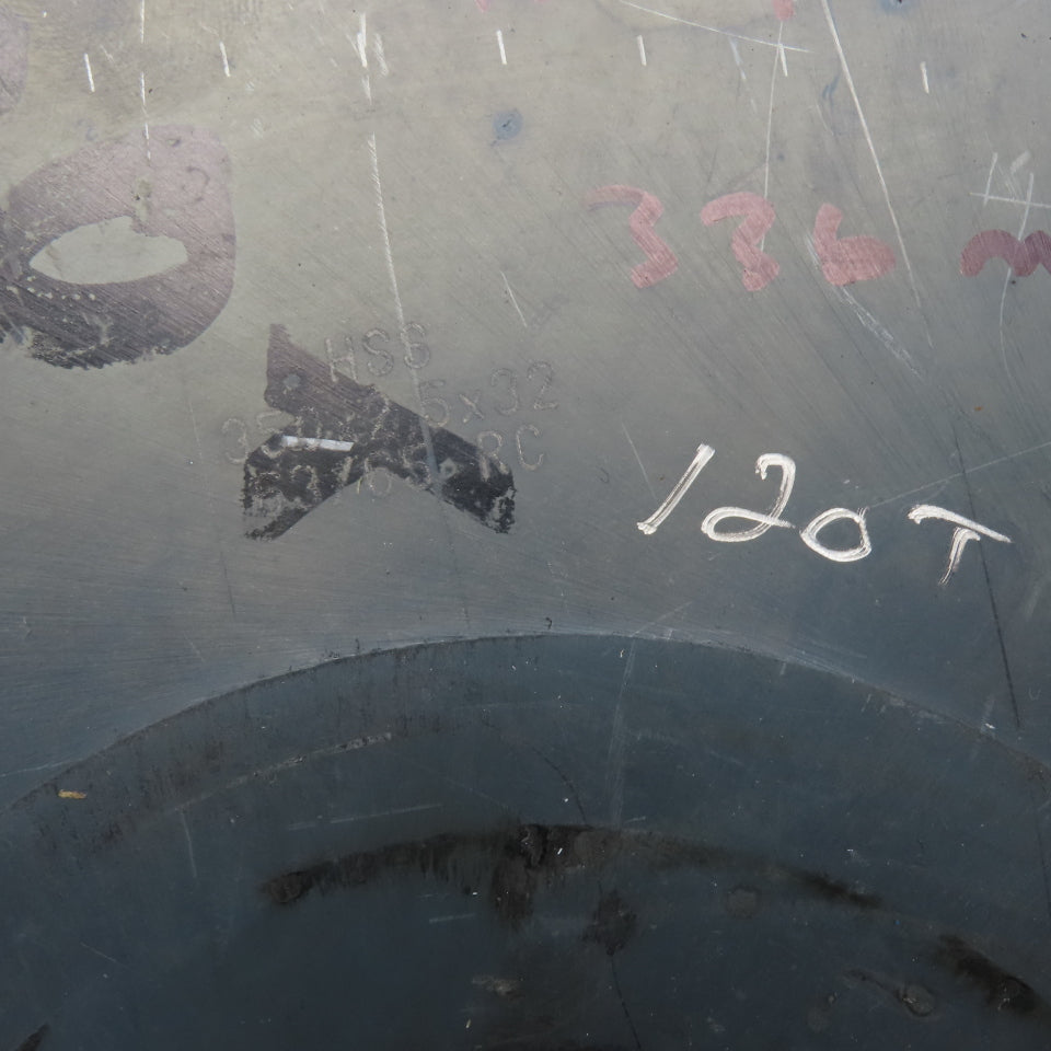 336mm x 2.5 x 32 120T HSS Cold Cut Saw Blade Originally 350mm