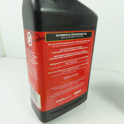 TempSelect 209500 59000 Wax-Free Mineral Refrigerant Oil 1 Quart Each Lot Of 2