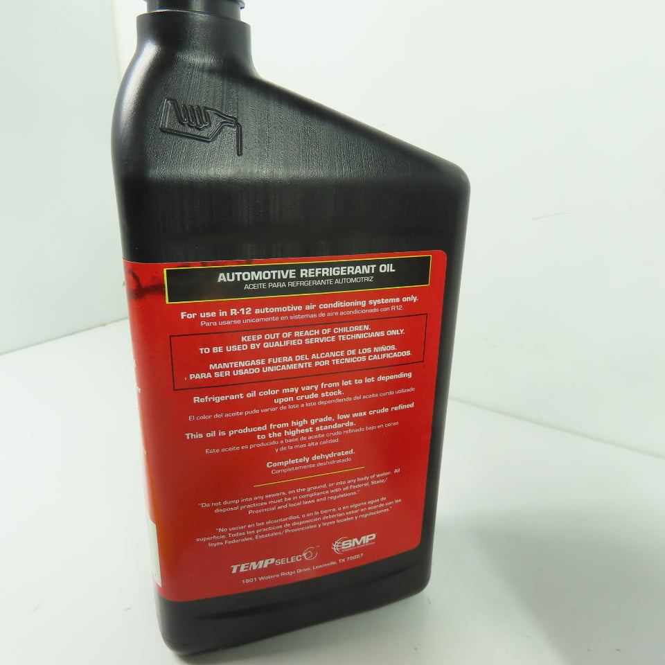 TempSelect 209500 59000 Wax-Free Mineral Refrigerant Oil 1 Quart Each Lot Of 2