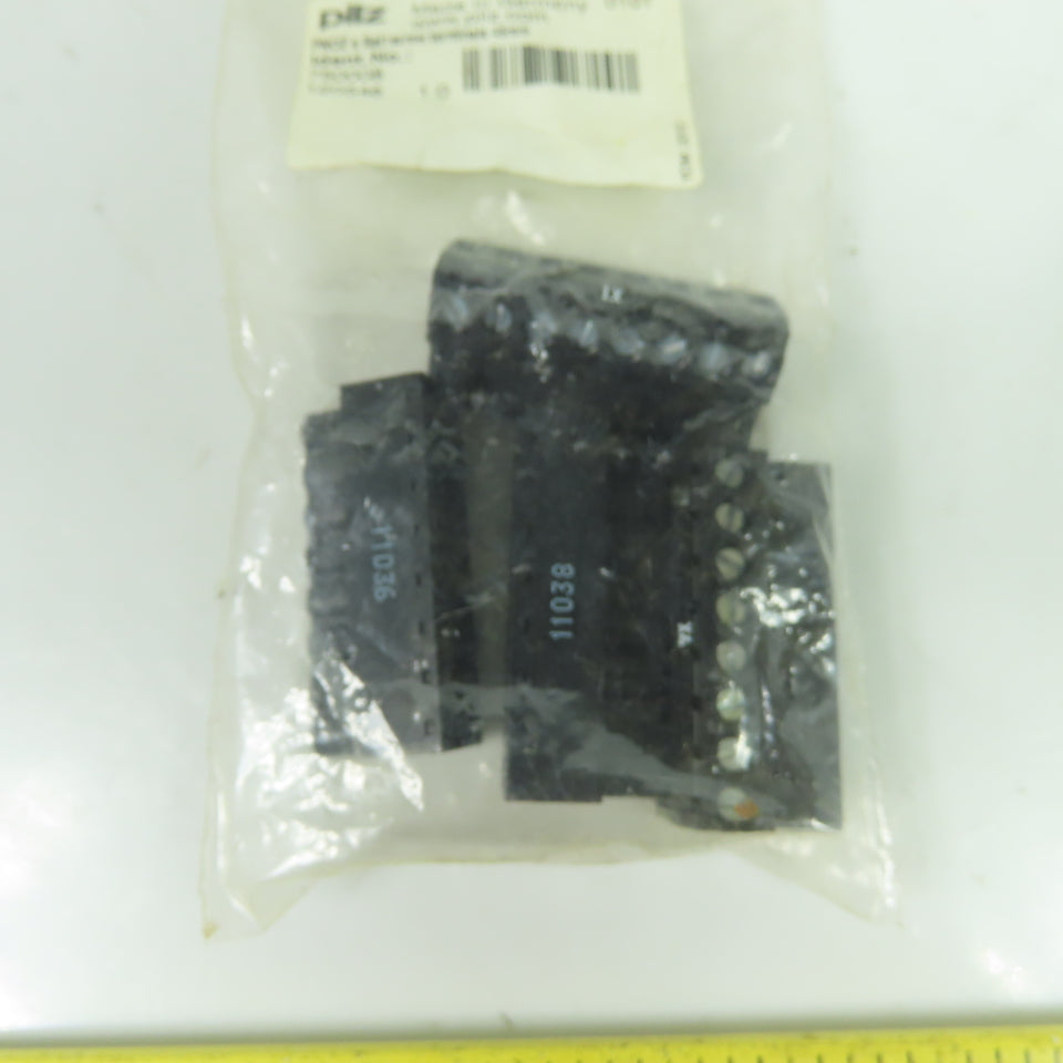Pilz 750008 PNOZ s Set1 Plug-in Screw Replacement Terminals 8-pin 45mm Lot Of 4