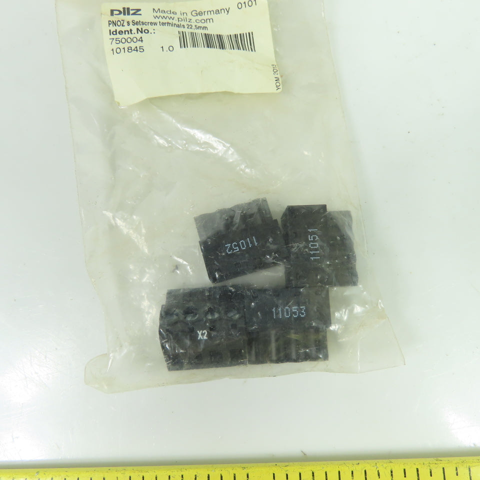 Pilz 750004 PNOZ s Setscrew Terminals 22.5mm 4-Piece Set