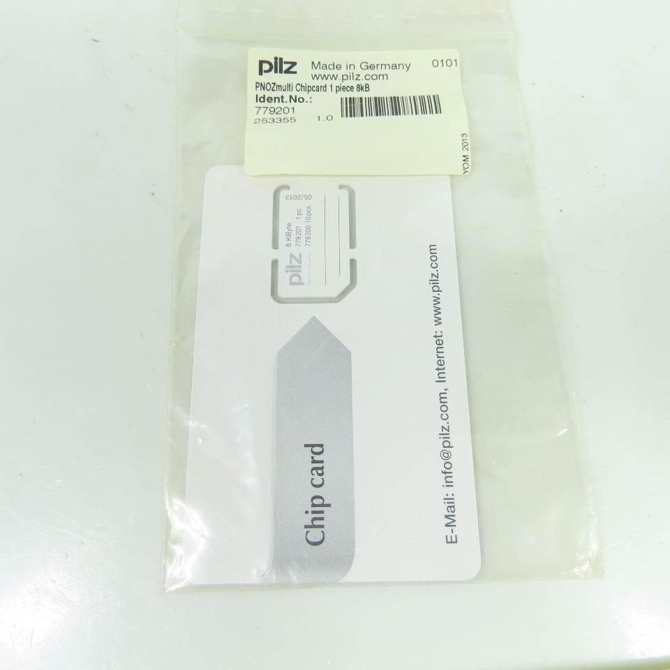 Pilz 779201 PNOZmulti Chipcard 8kB Memory Chipcard NEW
