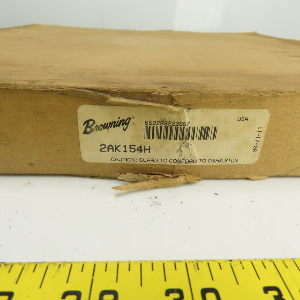 Browning 2AK154H 2-Groove Cast Iron V-Belt Sheave Pulley Split Taper 15-1/4" OD