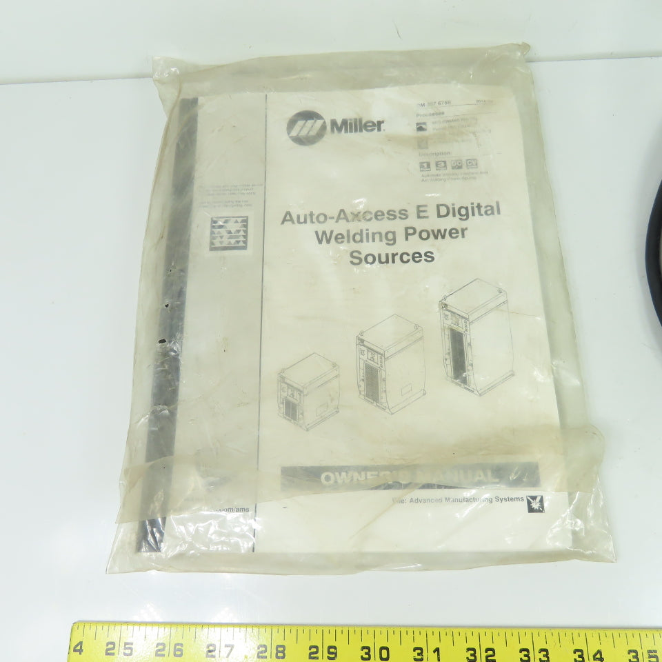 Miller OM-257 675E Auto-Axcess E Digital Welding Power Source Manual And Cable