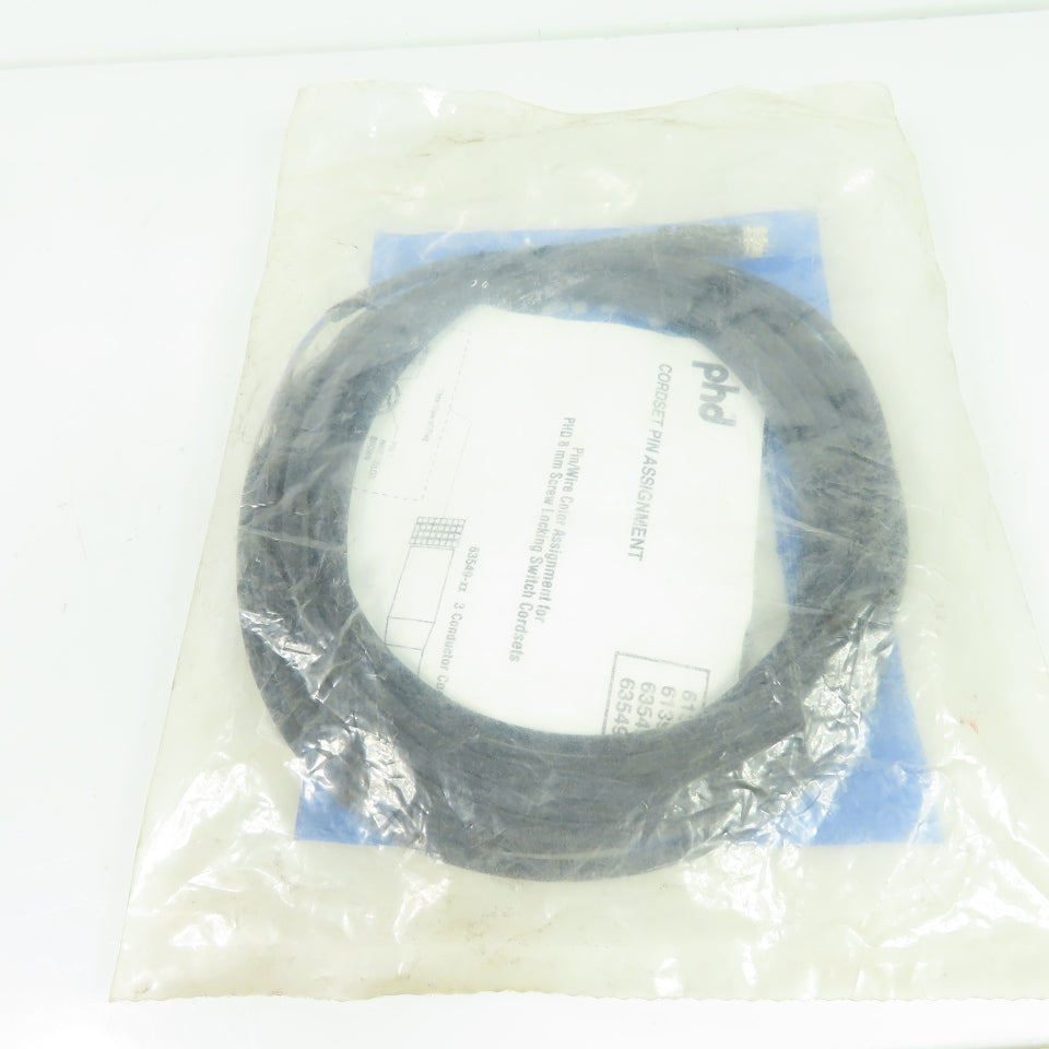 PHD 63549-05 5m Connector Cordset 175XX Female 3-Wire NEW