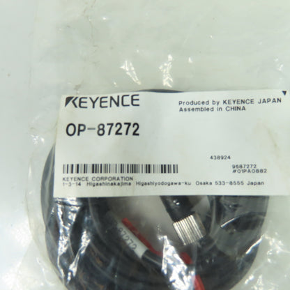 Keyence OP-87272 M12 Connector to Flying Leads Sensor Cordset Cable