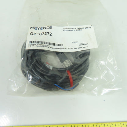 Keyence OP-87272 M12 Connector to Flying Leads Sensor Cordset Cable