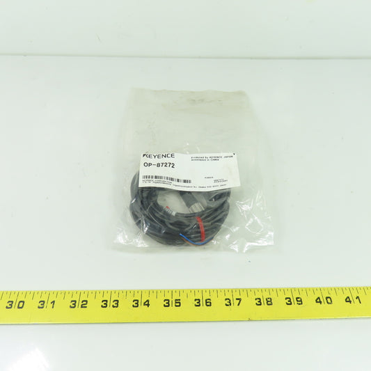 Keyence OP-87272 M12 Connector to Flying Leads Sensor Cordset Cable