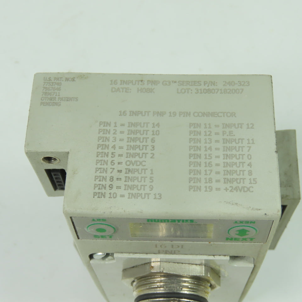 Numatics 240-323 16 Input PNP G3 Series Module 24VDC