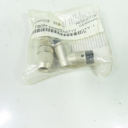 Numatics TB05F2000000071V M12 Female Right Angle Connector NEW