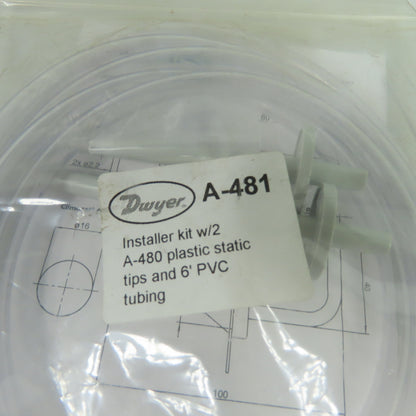 Dwyer A-481 Static Pressure Tip Installer Kit